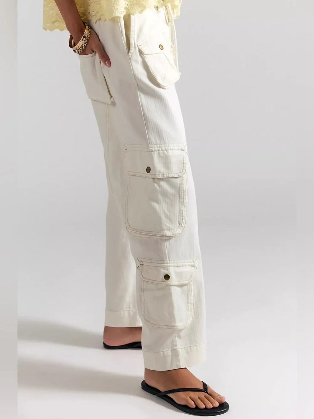 Free People Tahiti Pull-On Cargo Pants